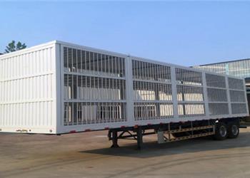 Fence semi trailer